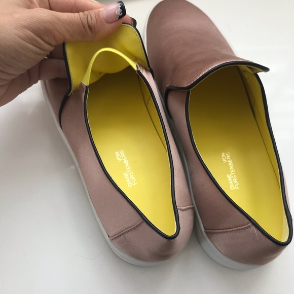 Diane Von Furstenberg Budapest Satin Slip-On - Picture 6 of 8